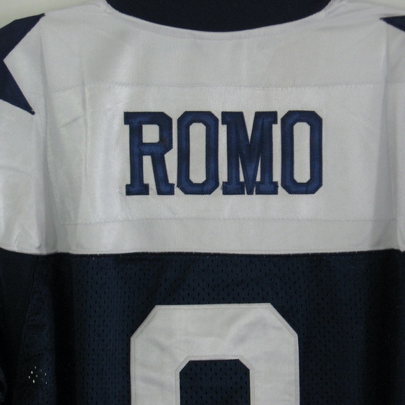 NEW DALLAS COWBOYS #9 TONY ROMO XXL BLUE THROWBACK JERSEY A BEAUTY - Picture 4 of 4